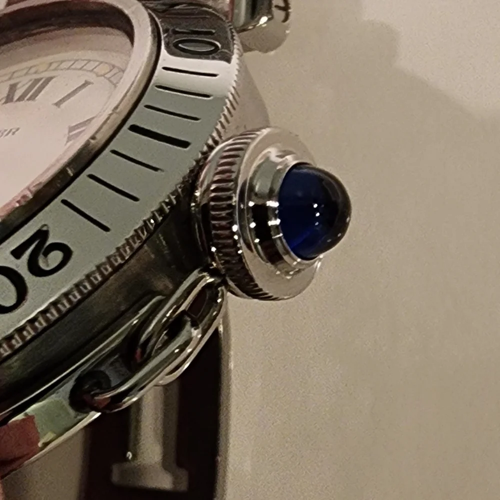 Cartier Pasha 38mm Steel Watch White Roman
Dial with Date Window Ref. 1040 - Picture 11 of 16